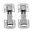 20Pcs Soft Close Kitchen Cupboard Cabinet Wardrobe 90Degree Door Hinges & Screws 2