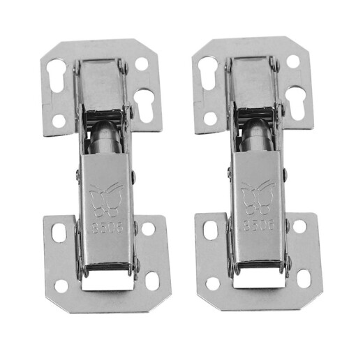 20Pcs Soft Close Kitchen Cupboard Cabinet Wardrobe 90Degree Door Hinges & Screws 1