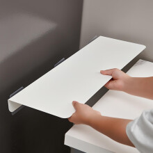 Kitchen Gap Filler Waterproof Metal Countertop and Refrigerator Side Cover No Drill 30x20cm Milk
