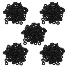 500 Piezas Aparejo de Terminal de Pesca Carpa de Goma Anillo O de Pesca Redondo Tapón Antideslizante 6mm