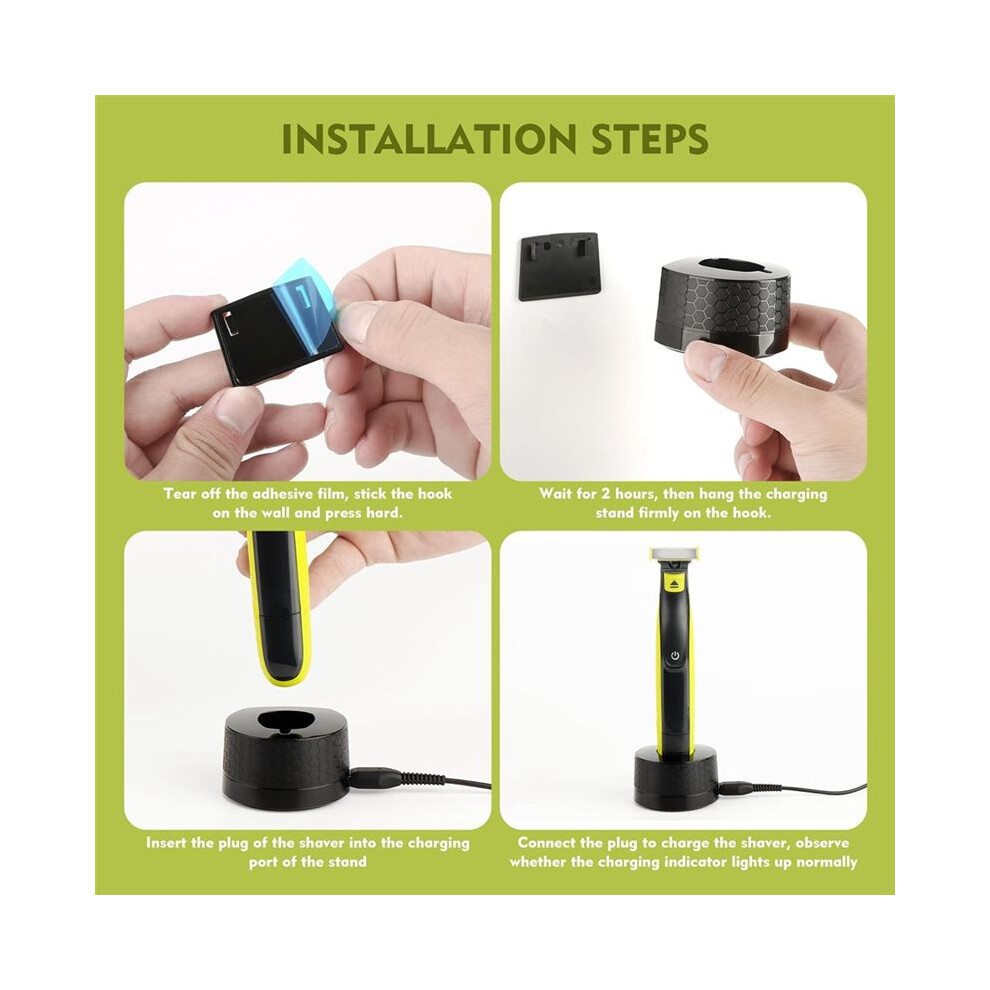 Charging Base Charger Holder for  One Blade QP2520 QP2530 QP2620 QP2630 Hybrid Electric Shaver