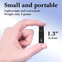 5V Type-C Shaver Adapter Charger Converter for One Blade QP2724 QP2834 QP4530 QP1924 QP1324 Shaver Black