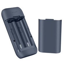Scatola Porta-Batterie per 2 Batterie 18650 Senza Saldatura, Custodia per Power Bank A Ricarica Rapida USB da 5 V e 2 A, Scatola Porta-Batterie 18650