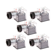 DC24 Magnetspole Hydraulventil Transparent Spänning Universella Tillbehör 5 St