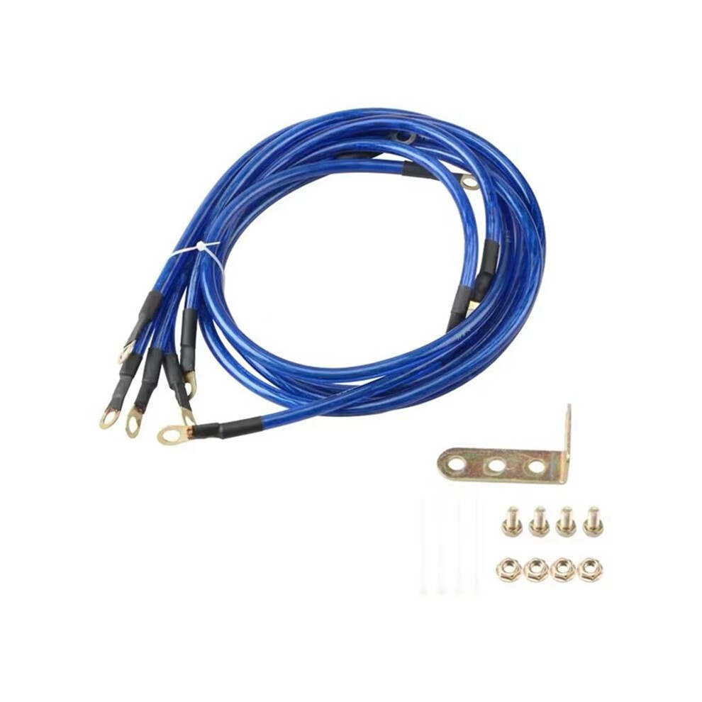 Universal Car Ground Cables Auto Booster Jumper Grounding Wire System Kit To Improve Power For Cars Suv Auto A 6031973692248