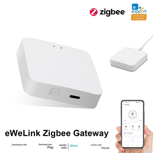 EWelink Zigbee 3.0 Hub Wireless Gateway for Zigbee Devices 2.4Ghz  Home Hub Wireless Bridge 2