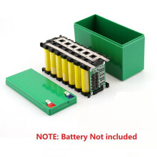 DIY 12V Lithium Battery Storage Box 3x7 18650 Battery Case Fixture Holder BMS 3S40A Lithium Batter Plastic Shell Black