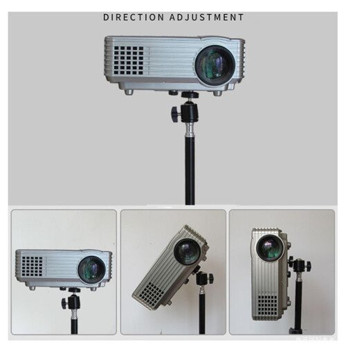 Adjustable Projector Tripod Stand Portable Multifunctional Floor Tripod for Home and Office Use Extends 58-170cm 2