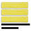 Replacement Parts for  Window Vacuum, 3 Pieces Accessories Microfibre Mop Covers and 2 Pieces Rubber Lip Puller 1