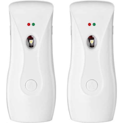 Automatische Lufterfrischerspender (2er-Pack), Aerosol-Sprühgeräte, Wandmontage oder Freistehend, Einstellbarer Timer