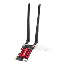 WiFi 6 PCIe AX900 Netwerkkaart 5.4 Dual-Band 2.4G/5.8GHz Externe Antennes Gaming/PC Adapter voor Win10/11