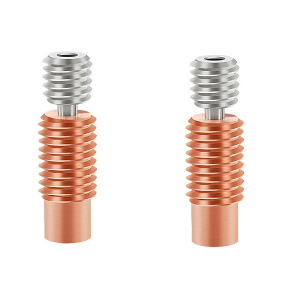 2Pcs Printer Nozzle Throat Heatbreak For E3d V6 Throat Heater Block For 1.75Mm V6 Hotend Heater Block 6033654678473