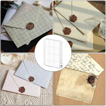 6PCS Acrylic Stamp Block, 4 Size Clear Stamp Blocks Decorative Stamps Block Stamp Block Decorative Stamps Scrapbooking