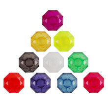 10Pcs Colorful Electric Guitar Effect Pedal Foot Nail Cap Amplifiers Candy Foot  Toppers Knob Accessories