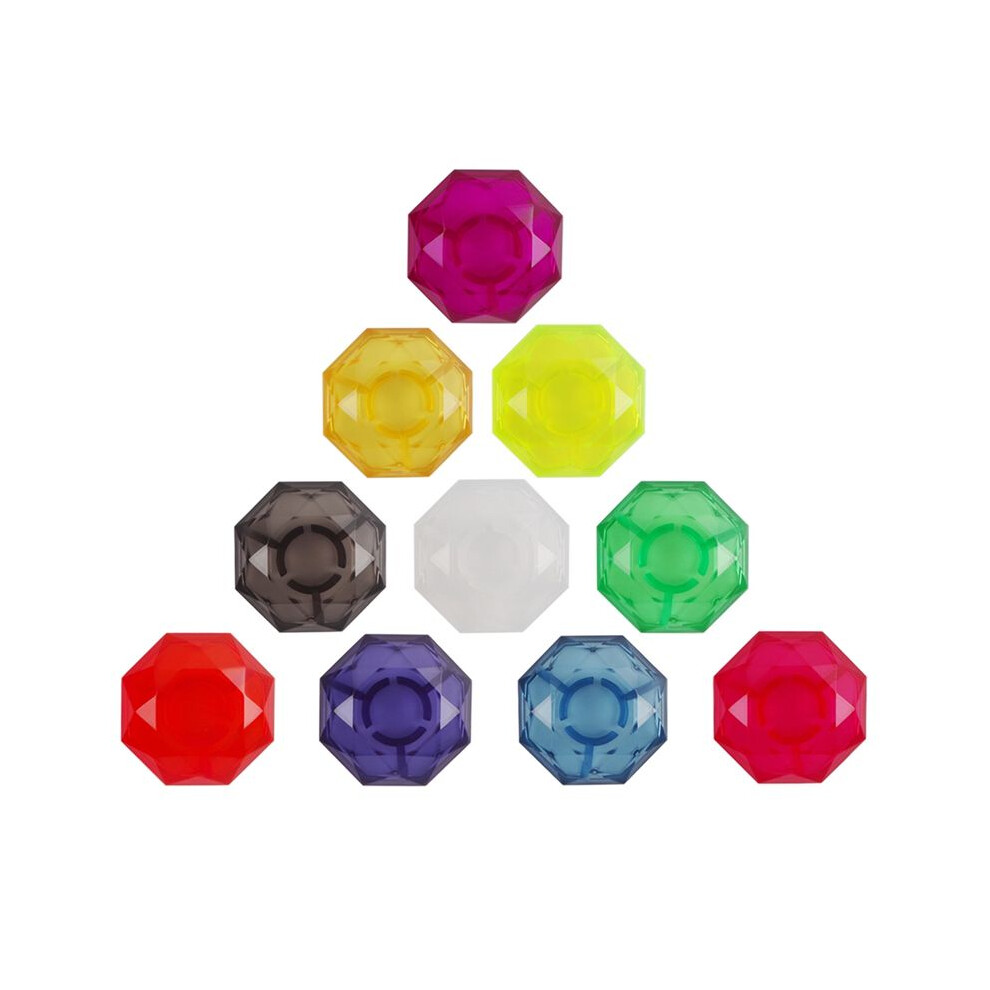 10Pcs Colorful Electric Guitar Effect Pedal Foot Nail Cap Amplifiers Candy Foot  Toppers Knob Accessories