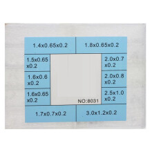 1.4mm-3.0mm 10 Sizes Metal Watch Pusher Button Clip Snap Ring Circlip Assortment Box for Watchmaker Repair