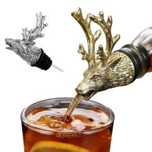 Sacred Deer Wine Pourer Whiskey Wild Grid Red Wine Wine Mouth Auspicious Meaning Home Bar Tools Crafts Gift B