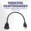 4K -Compatible Panel Mount Cable Round Flush Mount Female to Male Adapter High-Speed -Compatible Cable 4