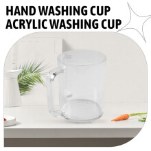 Hand Washing Cup with Dual Handles Acrylic Washing Cup for Netilat YadayimNegel Vasser Wash Cup Handles for Jewish Pray