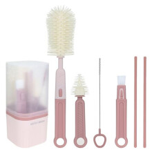 Silicone Child Cup Brush Set Includes Child Bottle Brush Nipple Brush Wait Family Friendly Portable A