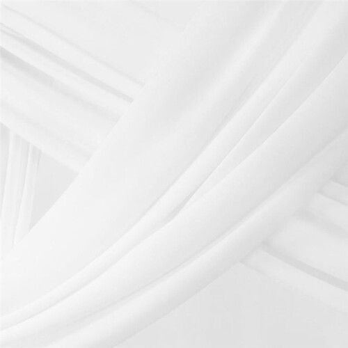 Tecido para Cortinas de Arco de Casamento 29,5 Polegadas X 26,25 Pés Cortinas Transparentes Brancas para Cerimônia de Casamento 2