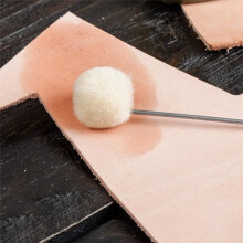 Wool Daubers Brush,Applicator Tool for Leather Dye, Staining, Crafting, DIY Crafts Projects, Contact Cement 100pcs