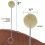 Wool Daubers  Brush,Applicator Tool for Leather Dye, Staining, Crafting, DIY Crafts Projects, Contact Cement 100pcs 10