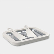 Ice Cream Sorbet Yogurt Machine Quick Cooling Plate with Scrapers Perfect for Making Soft Ice Cream and Smoothies