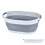 Folding Basin Folding for Home Use Bathtub Portable Deepened and Thickened Plastic Pet Bathtub 3