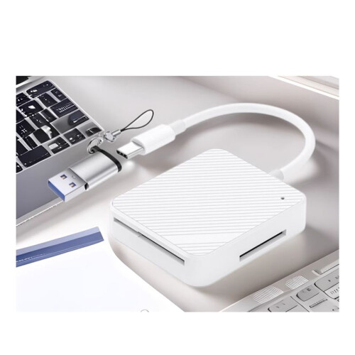 Multi-Function Phone OTG 4 in 1 Card Reader Type-C USB  Media M2  SM XD Memory Cards Reader Read Simultaneously 2