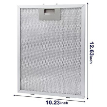 Suitable for W10169961A Range Hood Filter with 5-Layer Aluminum Mesh Exhaust Grease Filter Range Hood Filter Accessories