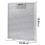 Suitable for W10169961A Range Hood Filter with 5-Layer Aluminum Mesh Exhaust Grease Filter Range Hood Filter Accessories 8