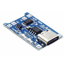 Modulo Caricabatteria per Batterie al Litio 18650 di Tipo C da 30 Pezzi, Scheda di Ricarica 5V 1A con Doppia Funzione di Protezione per Progetti DIY
