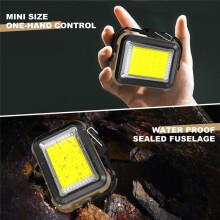 Bright LED Work Light - COB Inspection Lamp with Tail Magnetic, USB Charging for Car Repair, Garage, Camping, Hiking