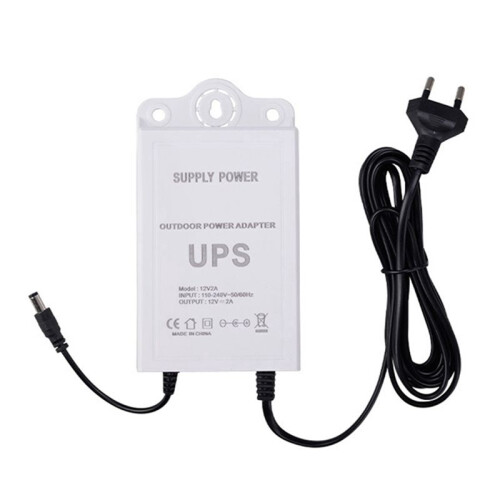 12V-2A Uninterruptible Power Supply for WiFi Modem Router Security Camera  UPS Battery Backup Protector EU PLUG