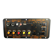 Placa Amplificadora de 300 W, Tarjeta Enchufable de 12 V, Amplificador de Potencia de 24 V para Coche, Placa Amplificadora MP3 5.0