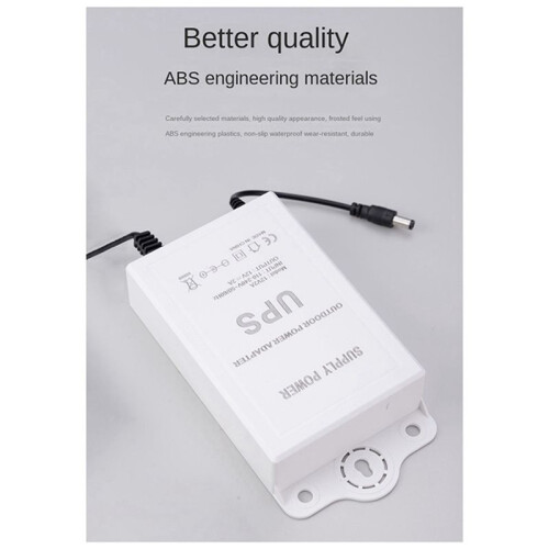 12V-2A Uninterruptible Power Supply for WiFi Modem Router Security Camera  UPS Battery Backup Protector EU PLUG 1