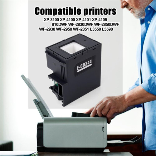 C9344 Ink Maintenance Box, Maintenance Box Replacement for  Printers XP-3100 XP-4100 XP-4101 XP-4105