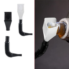 10 Pcs Automotive Funnels Set Wide Mouth Fuel Funnels Right Angle Funnels, with Detachable Spout and Filter