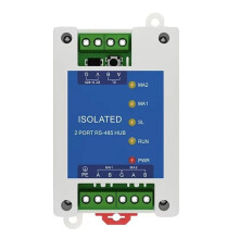 Industrial 2 Way Cache Type RS485 to 1way RS485 Hub  9-40V Optical Isolation Multi to One Hub E810-R21 ESD Protection
