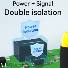 Industrial 2 Way Cache Type RS485 to 1way RS485 Hub 9-40V Optical Isolation Multi to One Hub E810-R21 ESD Protection