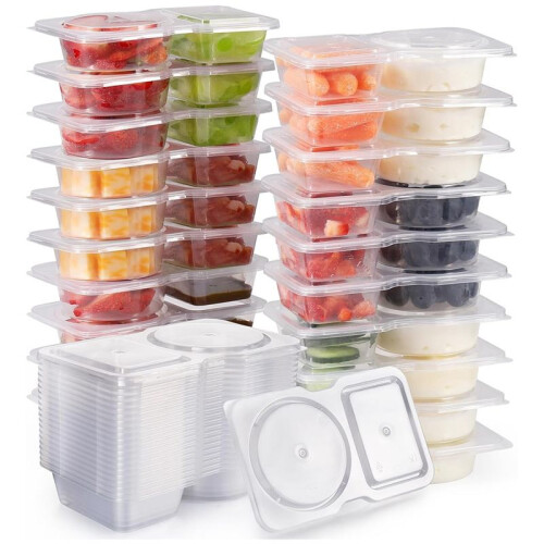 Reusable Snack Containers with Lids 20Pcs,New Snack Containers,Snackle Box Container Portion Control,Snack Containers