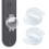 2-Pack Deadbolt Barnsäkerhetslåsskydd, Barnsäkert Dörrknoppsskydd, Dörrsäkerhetsdeadboltlås Transparent 2