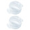 2-Pack Deadbolt Barnsäkerhetslåsskydd, Barnsäkert Dörrknoppsskydd, Dörrsäkerhetsdeadboltlås Transparent 1