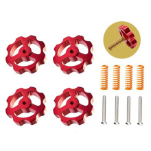 Metal Leveling Nuts Hand Twist Nuts Set for 3/3 Pro/3 V2/3 Max, 5/5 / 5 Pro, CR10 3D Printer