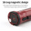 Work Light 180 Folding Flashlight USB Rechargeable Portable Camping Emergency Repair Spotlight with Hanging Hook B 8