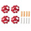 Metal Leveling Nuts Hand Twist Nuts Set for   3/3 Pro/3 V2/3 Max,  5/5 / 5 Pro, CR10 3D Printer 1