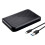 Compartimento para Disco Rígido Externo de 5 GB/S de 2,5 Polegadas com USB 3.1 para PC e Laptop com Suporte para Até 6 TB, Compatível com SSD/HDD 1