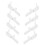 8pcs Vertical Blind Valance Clips Replacement for Blackout Curtains Pom Material Easy Install Home Office Use 1