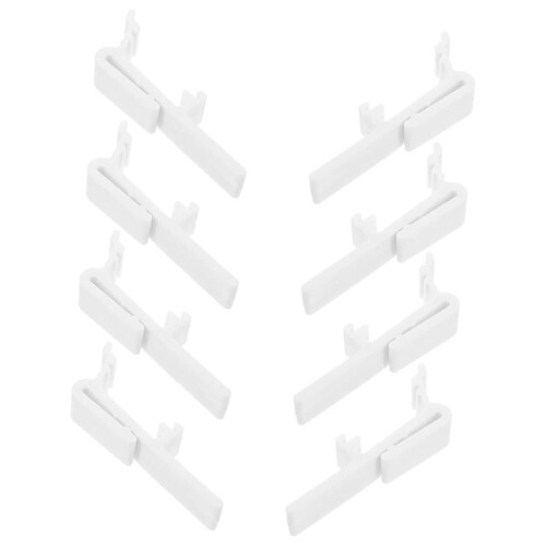 8pcs Vertical Blind Valance Clips Replacement for Blackout Curtains Pom Material Easy Install Home Office Use